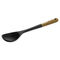 Colher de servir STAUB durável, sem BPA, silicone preto fosco Colher de servir STAUB durável, sem BPA, silicone preto fosco