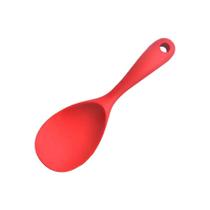 Colher de Silicone 22 cm - Vermelho - 1 unidade - Rizzo