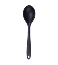 Colher de Silicone 27,5cm Preto Oikos