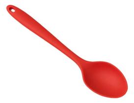 Colher De Silicone 27cm Resistente Jjb Utilidades Vermelho