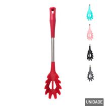 Colher de Silicone 33cm Pegador Macarrão Color - Tudo em Caixa