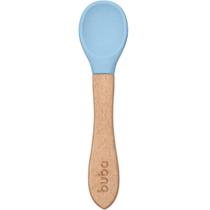 Colher De Silicone Bambu Bebe Infantil Introdução Alimentar