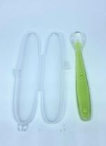 Colher de silicone bebê Anatômica Introdução Alimentar