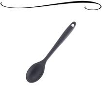 Colher De Silicone Cinza Para Servir Arroz Doces Grande Alta Qualidade Reforçado Multiuso Não Risca Panela