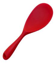 Colher De Silicone Grande Reforçada Utensílio De Cozinha