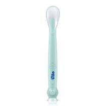 Colher de Silicone Infantil com Cabo Longo e Ventosa - Lillo Colher de Silicone Infantil com Cabo Longo e Ventosa - Lillo