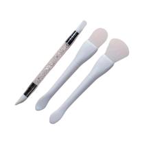 Colher De Silicone Macia Para Derreter Cera 3 Peças/Conjunto, Ferramenta De Limpeza Para Selos De