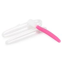 Colher de silicone rosa com estojo cajovil Colher de silicone rosa com estojo cajovil