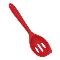 Colher De Silicone Vazada 27,5 X 6 Cm - Cores Sortidas