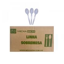 Colher De Sobremesa Branco 12cm Cx 1000 unid