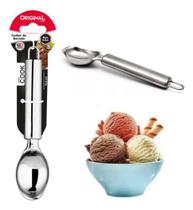 Colher De Sorvete Bola Inox Pegador Boleador Concha