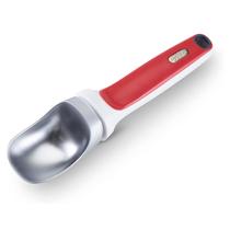 Colher de sorvete Zyliss Right Scoop Máquina de lavar louça ergonômica vermelha