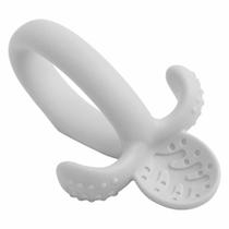 Colher De Treinamento De Silicone Soft Cinza Infantil Pimpolho