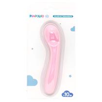 Colher De Treinamento Silicone Pimpolho Rosa 98351