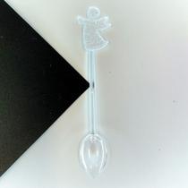 Colher Decorativa - Anjo Branco - 10 unidades - Nelyzoca - Rizzo Colher Decorativa - Anjo Branco - 10 unidades - Nelyzoca - Rizzo