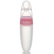 Colher Dosadora Buba 18880 Rosa para Bebês - Ideal para Introdução Alimentar Colher Dosadora Buba 18880 Rosa para Bebês - Ideal para Introdução Alimentar