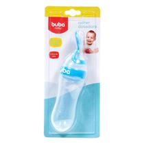 Colher Dosadora Buba Papinha Fácil e Corpo de Silicone Azul Colher Dosadora Buba Papinha Fácil e Corpo de Silicone Azul