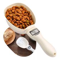 Colher Dosadora Com Balança Digital Precisão Pegador Grãos