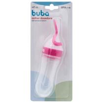 Colher dosadora de papinha rosa 6m+ buba