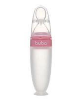 Colher Dosadora em Silicone com Ventosa Rosa - Buba