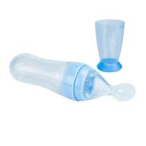 Colher Dosadora Papinha Bebê Enxoval Alimentação Silicone