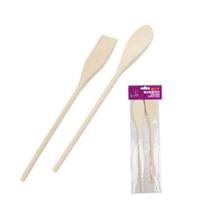 Colher e Espátula 2 Peças de Bambu - 30cm - KCB-08 - ds