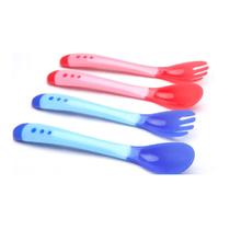 Colher e Garfo Infantil Termo Sensível - Home Presentes