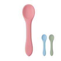 Colher em Silicone Flexível Refeição Alimentação do Bebê Introdução Buba Colher em Silicone Flexível Refeição Alimentação do Bebê Introdução Buba