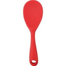 Colher Em Silicone Para Arroz E Molho Cozinha Vermelho