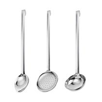 Colher Escumadeira e Concha Inox Buffet Restaurante 50cm