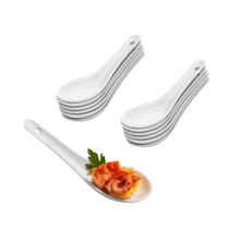 Colher Finger Food Porcelana Branca Buffet Lamen Bistro 18un Colher Finger Food Porcelana Branca Buffet Lamen Bistro 18un
