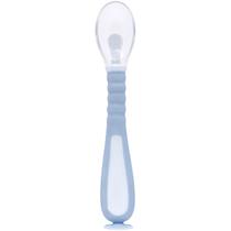 Colher Flexível em Silicone com Ventosa Azul (6m+) Buba Colher Flexível em Silicone com Ventosa Azul (6m+) Buba