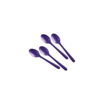 Colher Forte Açaí 16cm Flexível 100 Un. Reforçada Descartável Plastjet