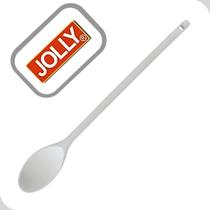 Colher Industrial 60cm Branca Cabo Longo Resistente Jolly