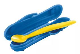 Colher infantil com estojo da tupperware
