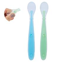 Colher Infantil De Silicone Macio Anatômica
