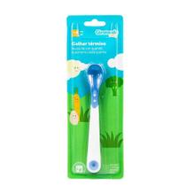 Colher Infantil Térmica Bebê Alimentação Azul - Girotondo Colher Infantil Térmica Bebê Alimentação Azul - Girotondo