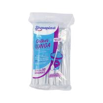 Colher Longa Strawplast Sorvete e Sobremesa 50 Unidades