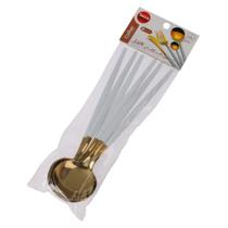 Colher lux branco 6 pecas - dolce home