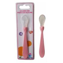 Colher Macia Com Ponta De Silicone Sem Bpa Papinha Bebe