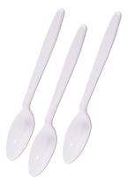 Colher Master Branca Biodegradável 50u Kit 3 Colher Master Branca Biodegradável 50u Kit 3
