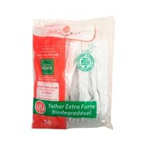 Colher Master Golden Plast Talher Extra Forte Branca 50 Und Colher Master Golden Plast Talher Extra Forte Branca 50 Und