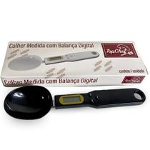 Colher Medidora Balança Precisão Display Culinária Cozinha Pesagem de Alimentos Colher Medidora Balança Precisão Display Culinária Cozinha Pesagem de Alimentos