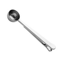 Colher Medidora Café Chá Tempero Prendedor Clip Inox 15 ml