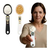 Colher Medidora Digital 500g Com Precisão 0,1g E Tara