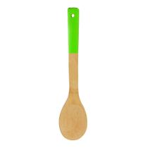 Colher Nature Cor Verde 30Cm Bambu