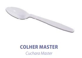 Colher P/ Refeição Master Descartável Reforçada C/50ui - PRAFESTA