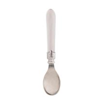 Colher P/Sorvete Aço Inox C/Cabo Plástico Bambu 18Cm