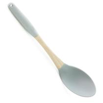 Colher Para Arroz de Silicone e Madeira Grey 32cm Mimo Style