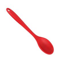 Colher para Arroz De Silicone Maciça Grande 27cm Vermelha